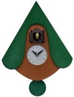 Orologio a Cuc da Parete 30X34X10Cm Pirondini Italia New W Verde