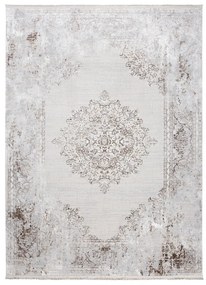 Tappeto di design vintage grigio crema chiaro con motivi Larghezza: 80 cm | Lunghezza: 150 cm