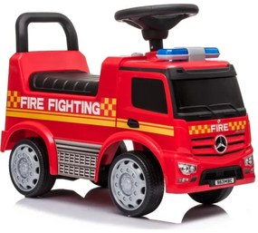 Bici a spinta Mercedes Camion dei pompieri 2xAA rosso