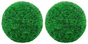Sfere Di Bosso Artificiale 2 Pz 45 Cm /