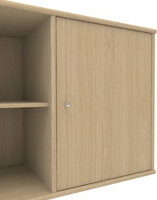 Cassettiera bassa a sospensione in rovere naturale 133x61 cm Mistral - Hammel Furniture
