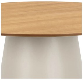 Tavolo da pranzo rotondo con piano effetto rovere ø 120 cm Soli - Actona