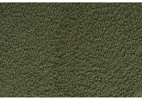 Poggiapiedi verde con rivestimento in bouclé Marcos – White Label