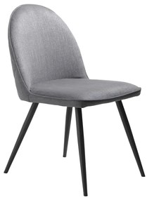 Sedia da pranzo grigia Minto grey - Unique Furniture