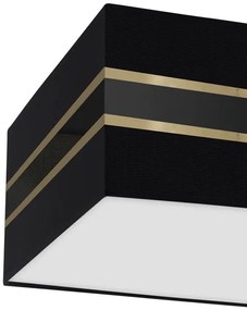 Plafoniera ULTIMO 3xE27/60W/230V nera