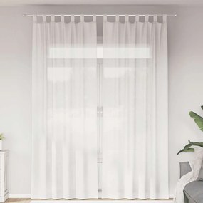 Tende İn Voile Con Tasche Per Aste 2 Pz Bianco /