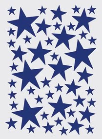 Ferm Living Adesivo murale Mini Stars - Blau