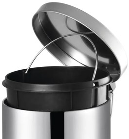 Aqualine - Cestino dei rifiuti SIMPLE LINE 12 l lucido acciaio inossidabile