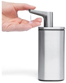 Dispenser di sapone in acciaio inox argento 295 ml - simplehuman