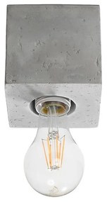 Plafoniera ABEL 1xE27/60W/230V calcestruzzo