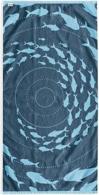 Telo mare blu 90x180 cm Shoal - DecoKing
