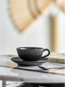 Tazzina per cappuccino nera in ceramica 200 ml Neri – Bloomingville