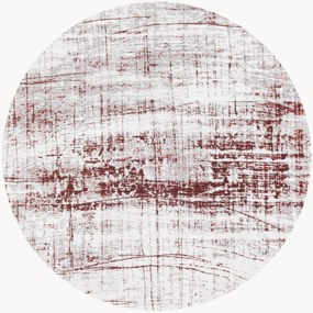 Tappeto rotondo jacquard lavabile da interno-esterno Griff