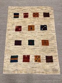 Gabbeh Tappeto persiano 100 x 140 Beige (Iran) Annodato A Mano
