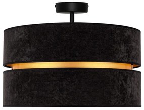 Duolla - Lampadario a plafone DUO 1xE27/15W/230V diametro 40 cm nero/oro