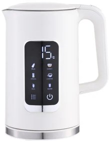 Bollitore con display LCD 1,7 l 2200W/230V bianco + tazza da viaggio 450 ml