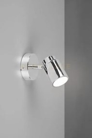 Angelo h2o spot singolo orientabile cromo ip44 h.15,5cm 1 luce atta...