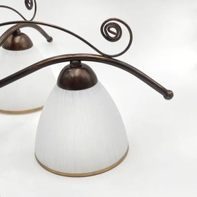 Brilagi - Lampadario a plafone LED ANTICO 5xE27/60W/230V patina di bronzo