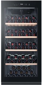 Haier HWS116GAE Cantinetta vino con compressore Libera installazione Nero 116 bottiglie