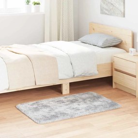 Tappeto Shaggy A Pelo Lungo Navarra Grigio Chiaro 60x100 Cm /