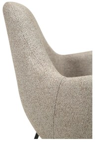 Poltrona beige in tessuto bouclé Zimmer - DAN-FORM Denmark