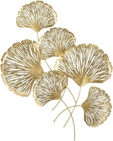 Pannello Decorativo In Ferro Iris Verticale 78x5,5x101 Cm Oro