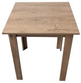 Tavolo da pranzo quadrato LEVI quercia sonoma