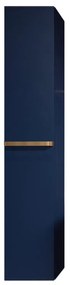 Colonna per mobile bagno LOA RANDAL 1 anta P 25 x L 30 x H 165 cm blu e oro laminato truciolare