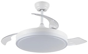 Lampadario Ventilatore da soffitto Herben 68W illuminazione Led regolabile con telecomando M LEDME