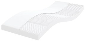 Materasso İn Schiuma Bianco 100x220 Cm 7 Zone Durezza 20 Ild /