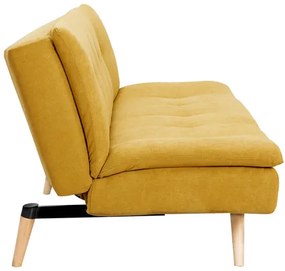 Divano convertibile design scandinavo 3 posti giallo SENSO