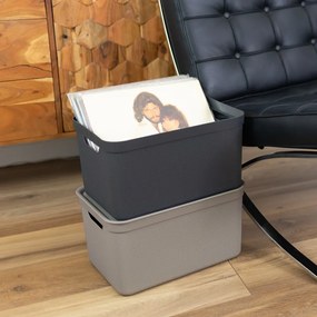 Scatola di plastica con coperchio Deco - Rotho