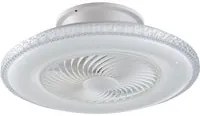 Ventilatore LED BOREA 40W diamantato 3 velocit con Wi-Fi e telecomando