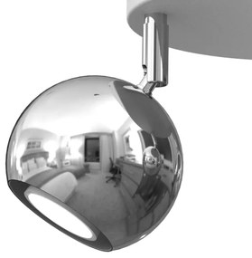 Luce Spot COMET 3xGU10/8W/230V bianco/cromo lucido