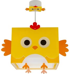 Dalber 64642 - Lampadario per bambini LITTLE CHICKEN 1xE27/15W/230V