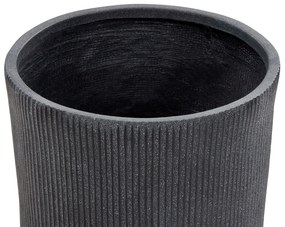 Vaso per fiori  fibra di argilla grigio  ⌀ 45 cm OREOI Beliani