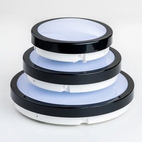 Brilagi - Plafoniera LED da bagno PERA LED/12W/230V diametro 18 cm IP65 nero