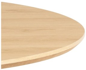 Tavolo da pranzo rotondo con piano effetto rovere ø 120 cm Cadiz - Actona