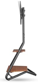 Nedis TVSM6200BK - Supporto da pavimento per TV 37-75" nero/marrone