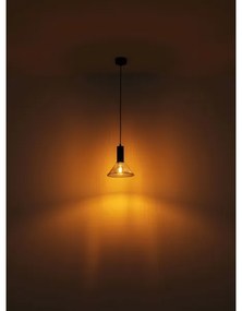 Globo 15648H1 - Lampadario a sospensione con filo JEDD 1xE27/60W/230V nero