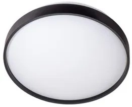 Plafoniera LED Rotonda 18W Ø350mm CCT Bianco Variabile IP20 - Nera