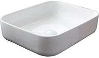 Lavabo da Appoggio 50x39x13 cm in Ceramica TFT Helsinki 1 Bianco