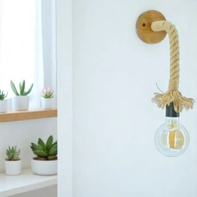 Brilagi - Applique KOS 1xE27/60W/230V faggio