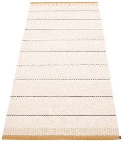 Passatoia da interno/esterno giallo ocra/color crema 85x200 cm Belle Ochre – Pappelina