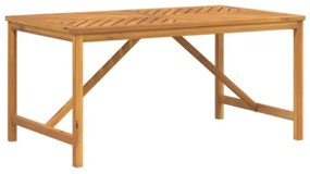Tavolo da Pranzo da Giardino 150x90x74 cm Legno Massello Acacia
