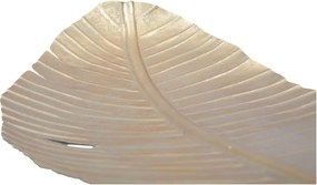 Vassoio decorativo in metallo Leaf - Mauro Ferretti