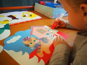 Libro da colorare magico - fuori