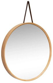 Specchio da parete con cornice in bambù ø 60 cm Mood - Hübsch