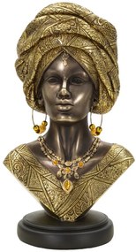 Scultura Africana Elegante 21x16x38 cm