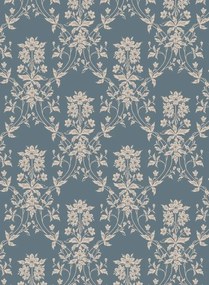 Sandberg Carta da parati Alva - Indigo Blue